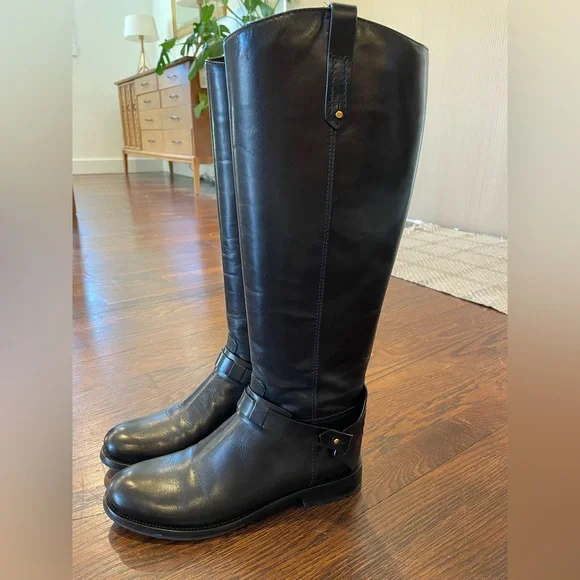 Tory Burch | Shoes | Tory Burch Riding Boots Black Sz 8 | Poshmark